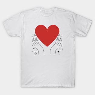 Red Heart design T-Shirt